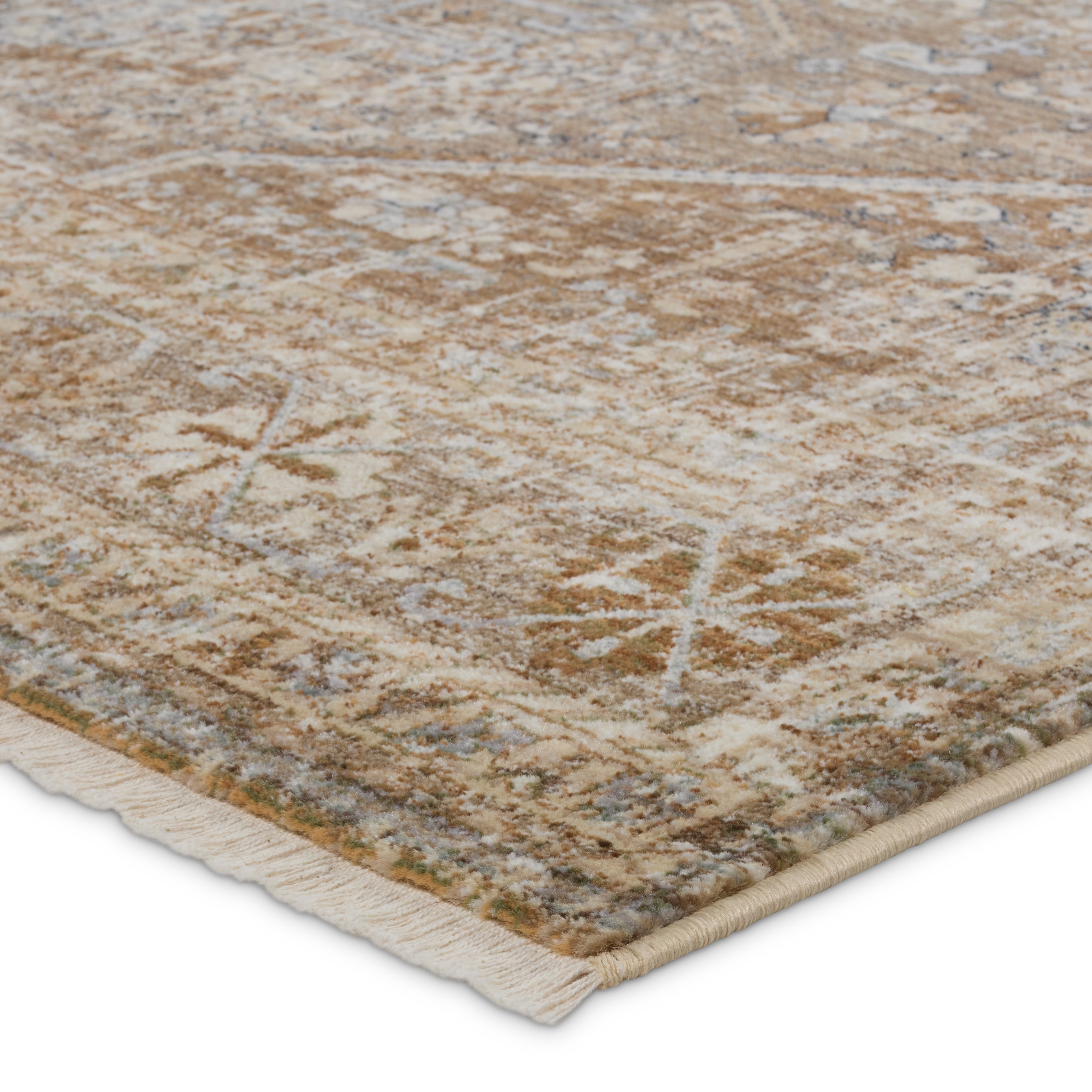 Vibe by Zakaria Medallion Tan/Taupe Area Rug (5'X8') - Image 1