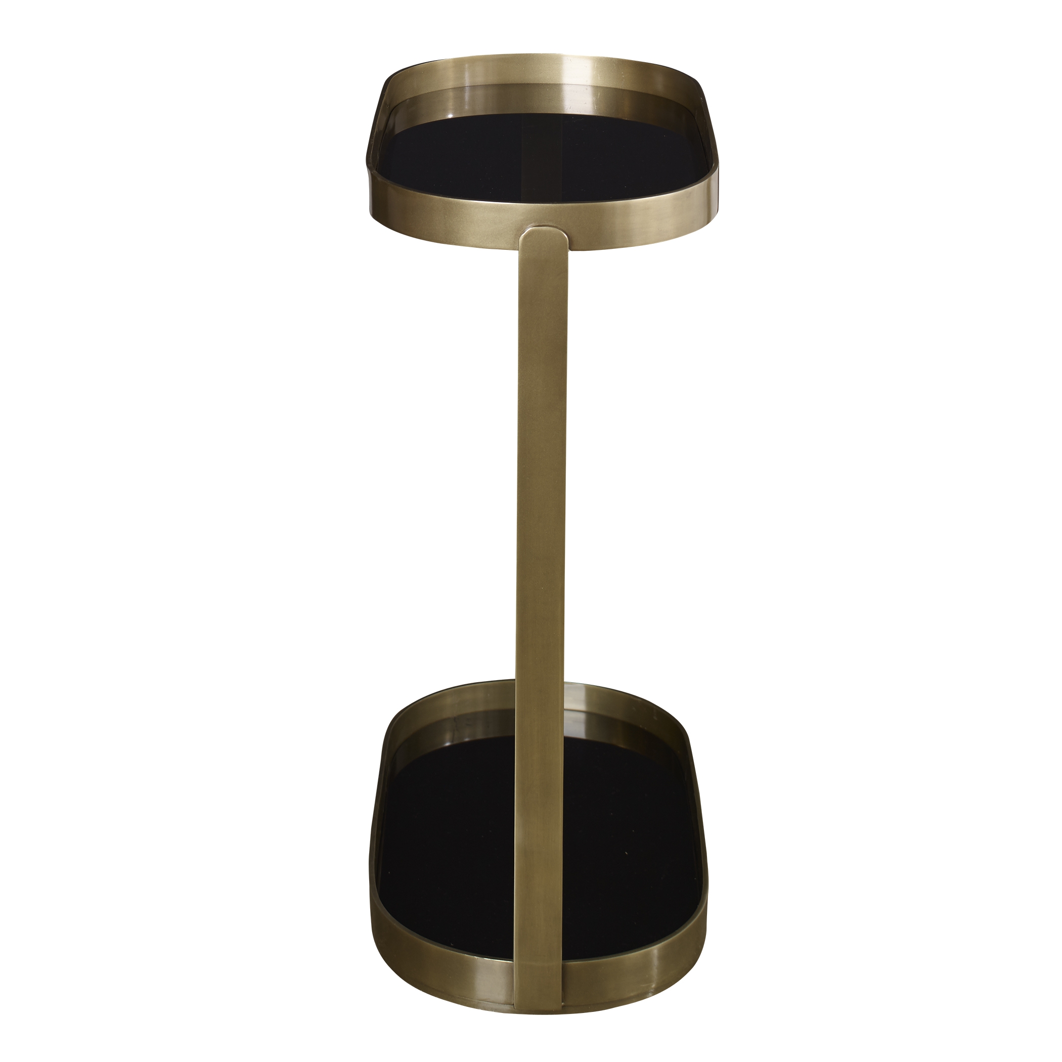 Adia Antique Gold Side Table - Image 1