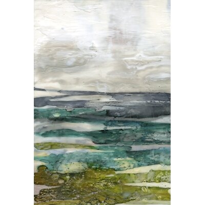 Crackled Marshland I Print On Canvas - Image 0