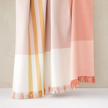 Double Woven Go-Everywhere Blanket, 50"x70", Papaya - Image 0