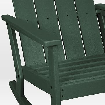 Polywood x West Elm Rocking Chair, Green - Image 2