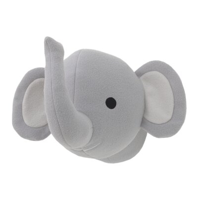 Plush Head Elephant Faux Taxidermy - Image 0
