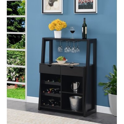 Clyta Wine Bar With Cabinet - Image 0