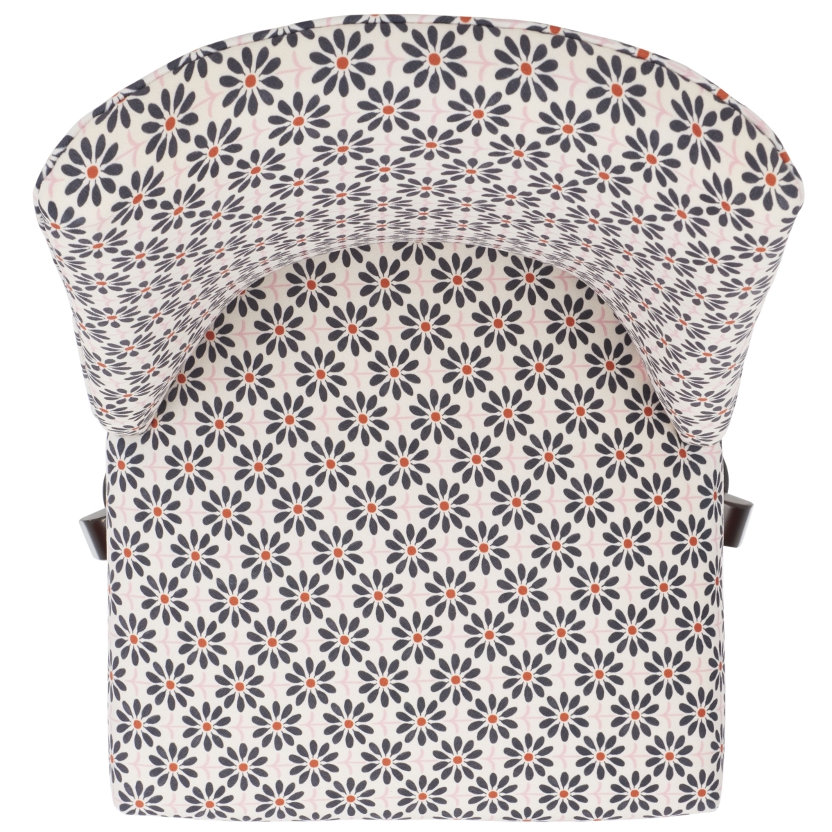 Scarlet Desk Chair - Black / Flower - Safavieh - Image 5