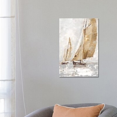 Golden Sails II by Ethan Harper - Painting Print - Image 0
