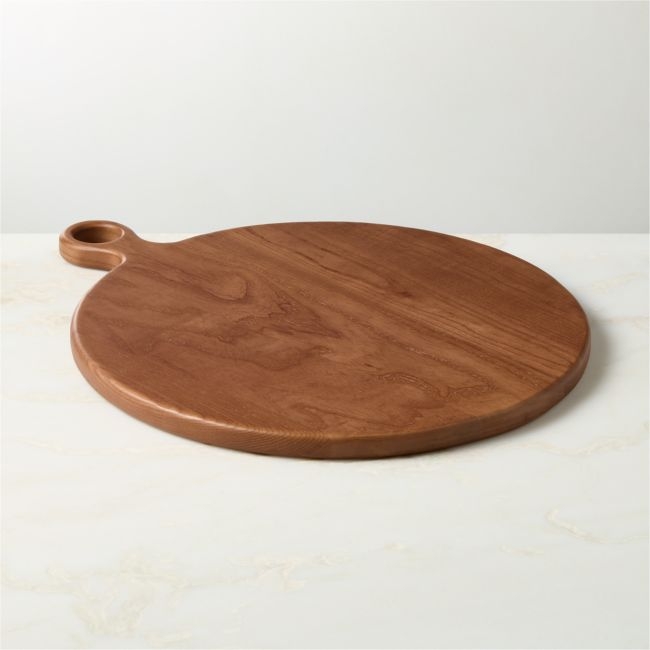 Arlo Round Ash Wood Serving Board 15" - Image 0