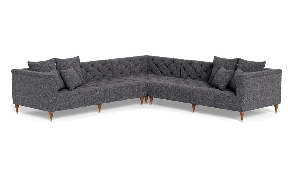 Ms. Chesterfield Corner Sectional Sofa by Apartment Therapy - Image 1