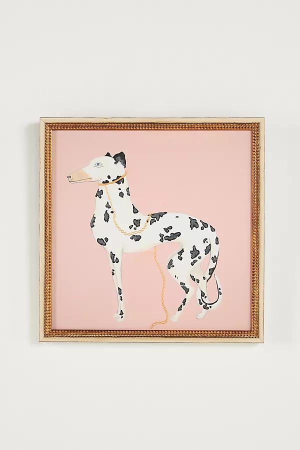 Harlequin on Pink Wall Art - Image 0