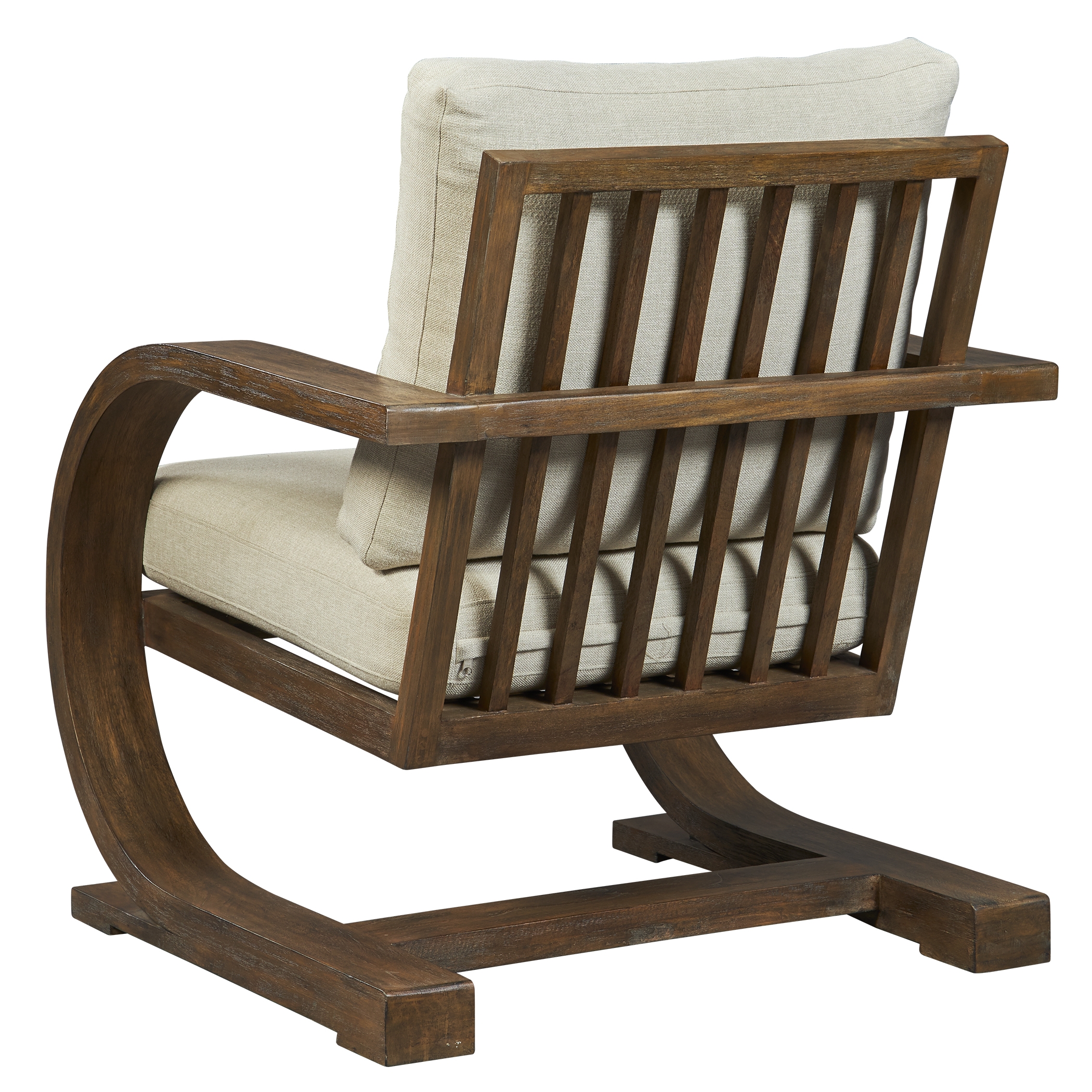 Bedrich Wooden Accent Chair - Image 6