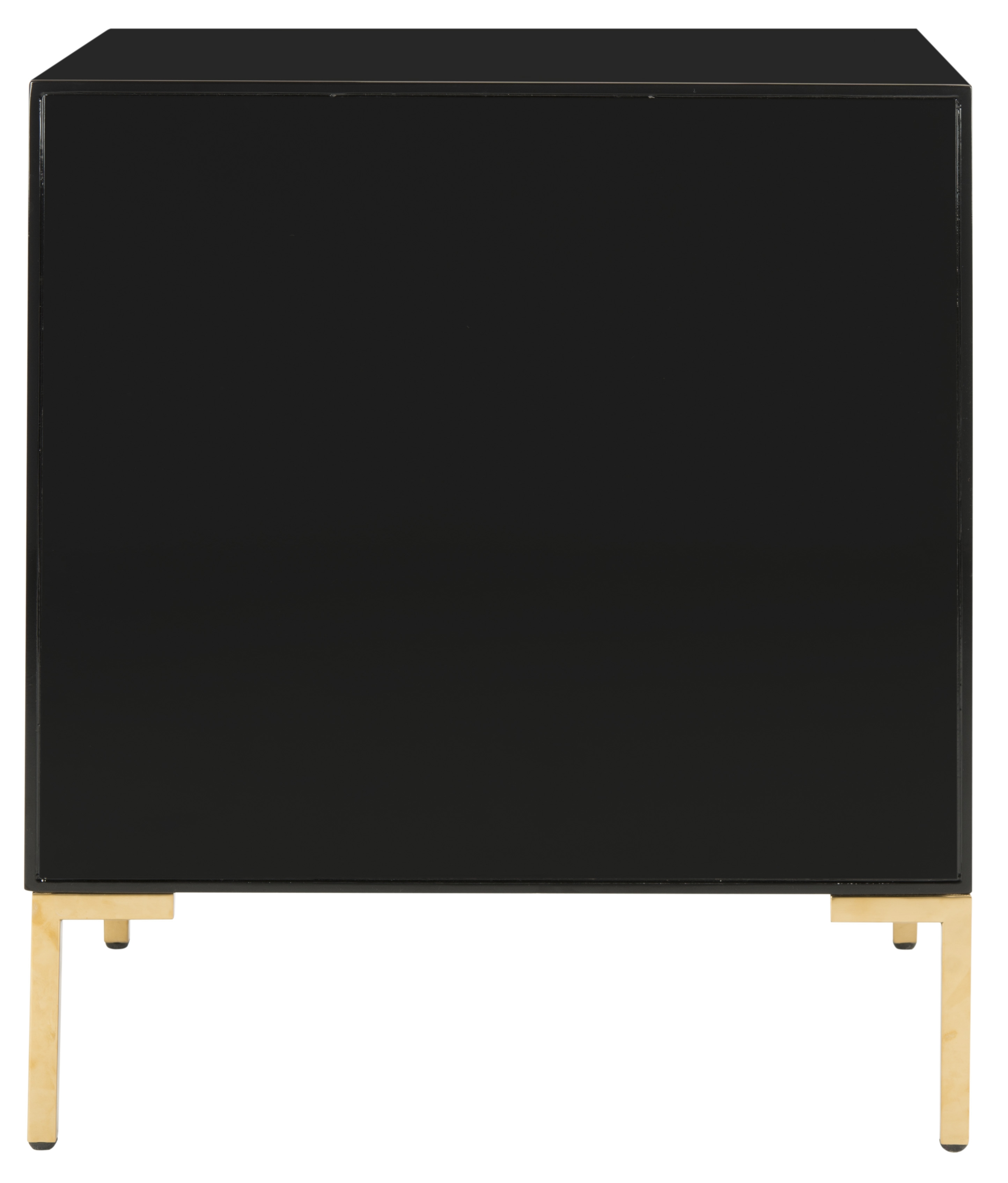 Lucian 3-Drawer Side Table - Black/Brass - Safavieh - Image 3