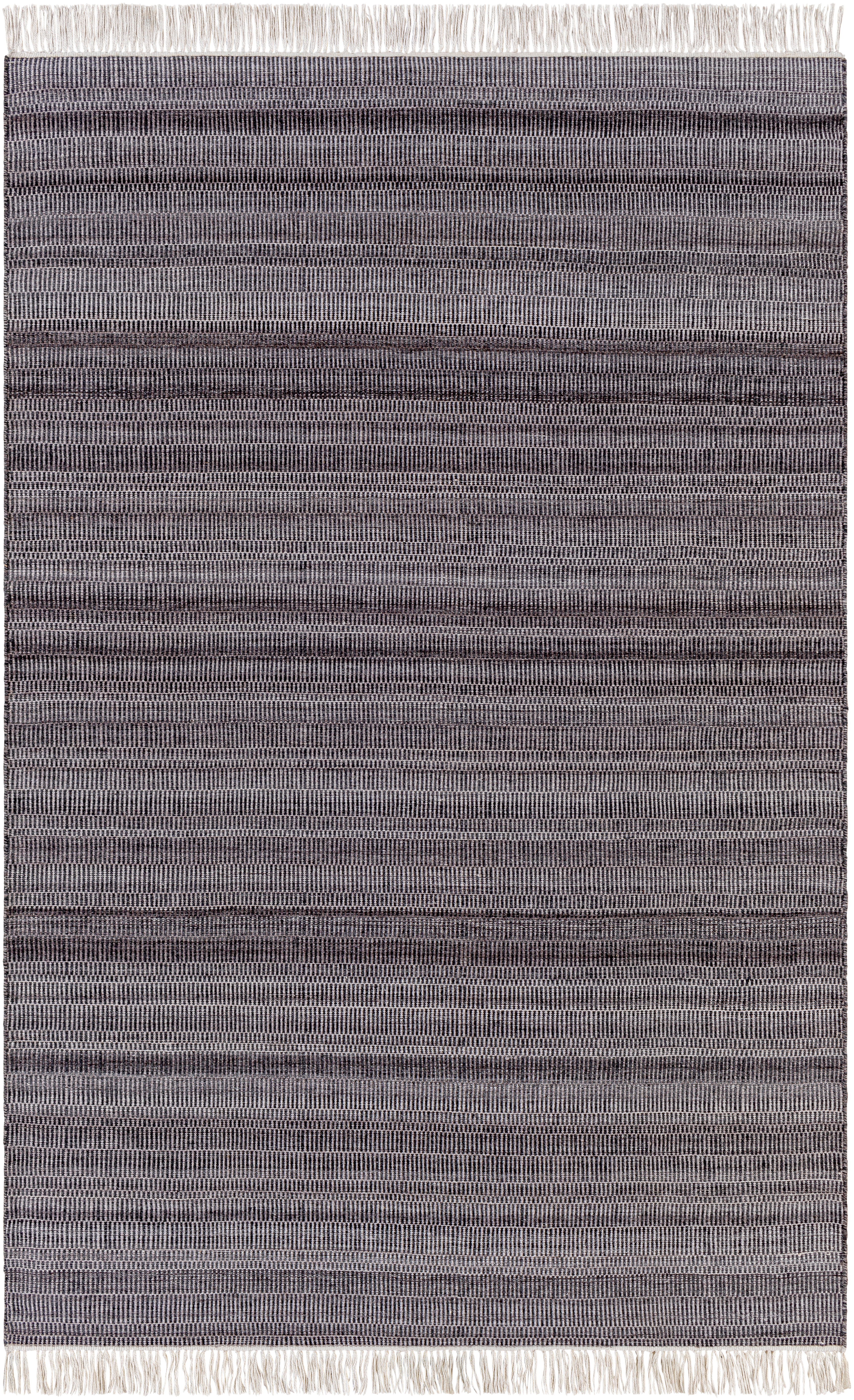 Lily Black Indoor 8' x 10' Handmade Rug - Image 0