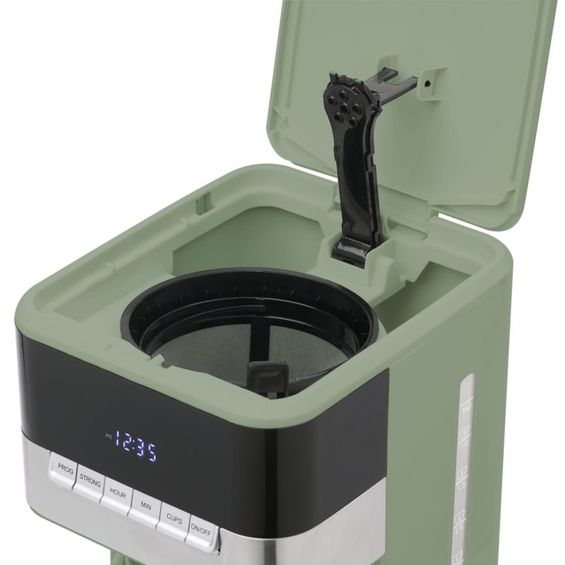 HADEN Quintessential Brew Cedar Green 12-Cup Coffee Maker - Image 4