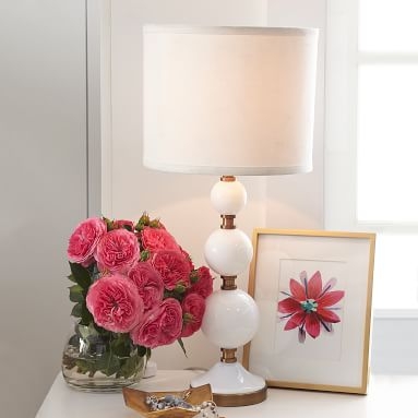 Tilda Bubble Table Lamp, Blush - Image 2