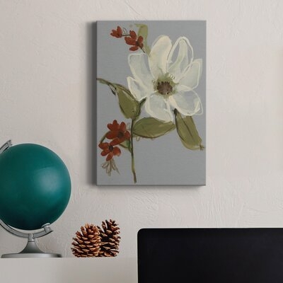 Subdued Floral II Premium Gallery Wrapped Canvas - Ready To Hang - Image 0