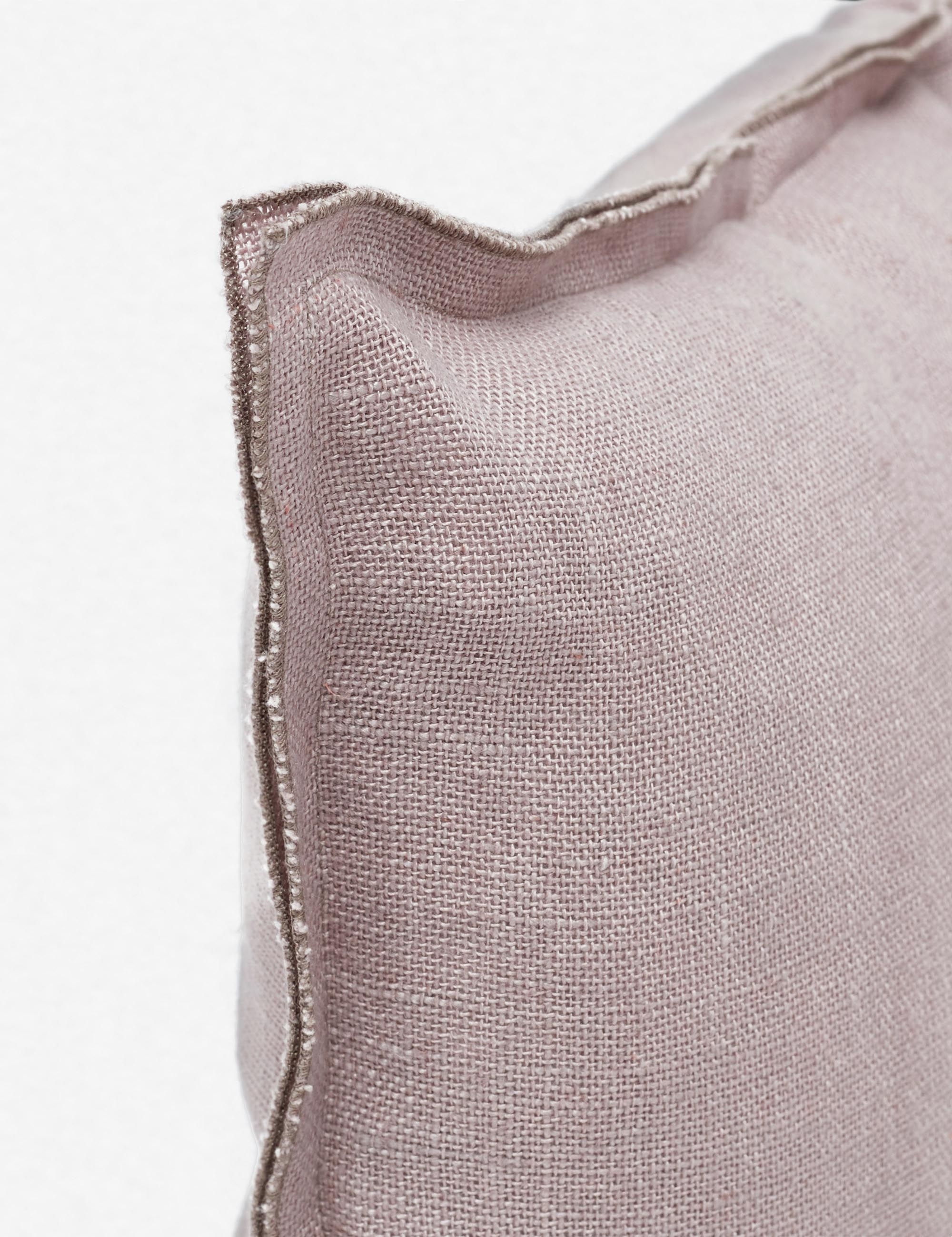 Arlo Linen Long Lumbar Pillow, Dark Natural - Image 1