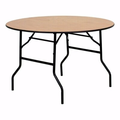 Wood 48" Circular Folding Table - Image 0