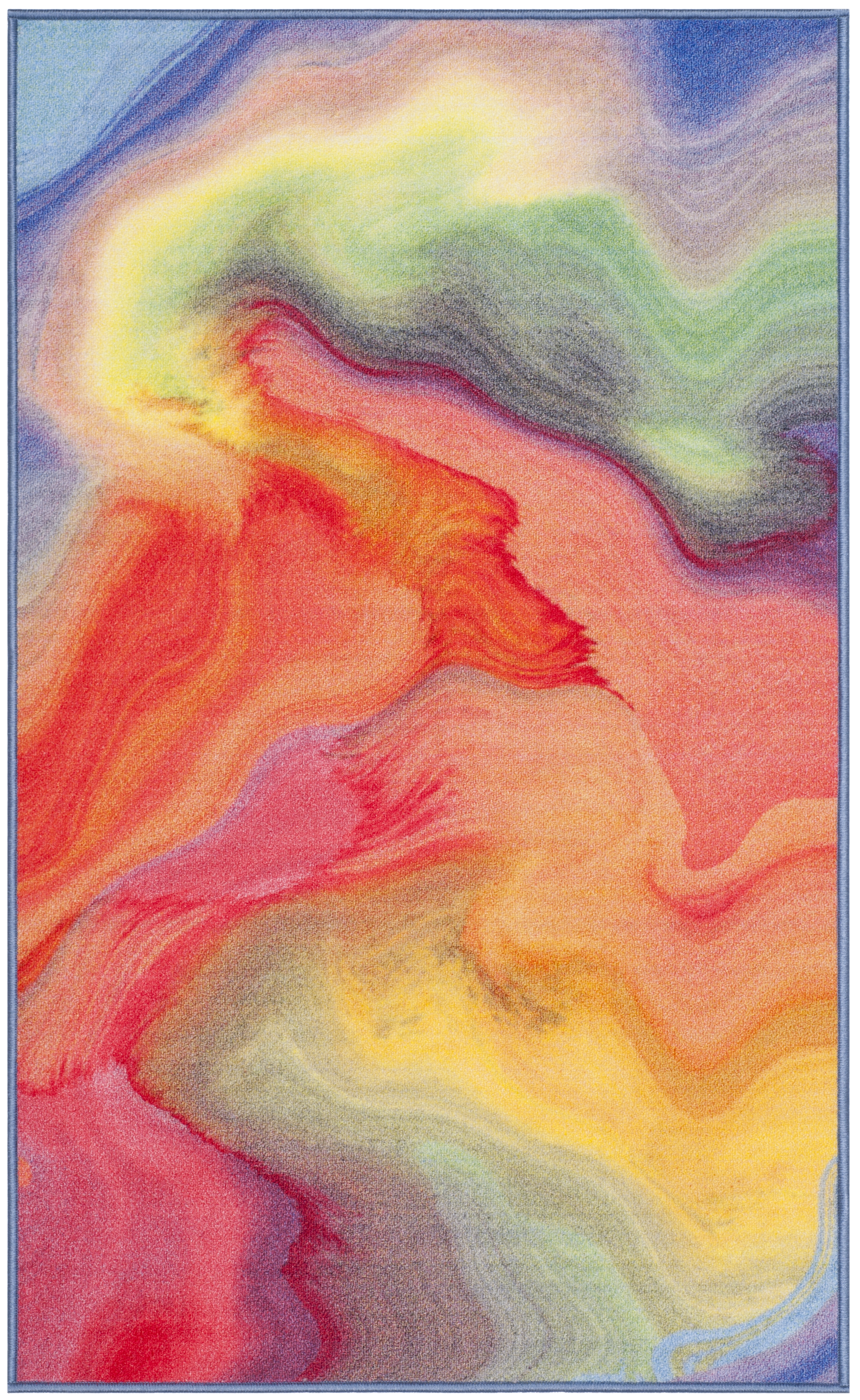 Arlo Home Woven Area Rug, PTB123A, Fuchsia/Yellow,  3' X 5' - Image 0