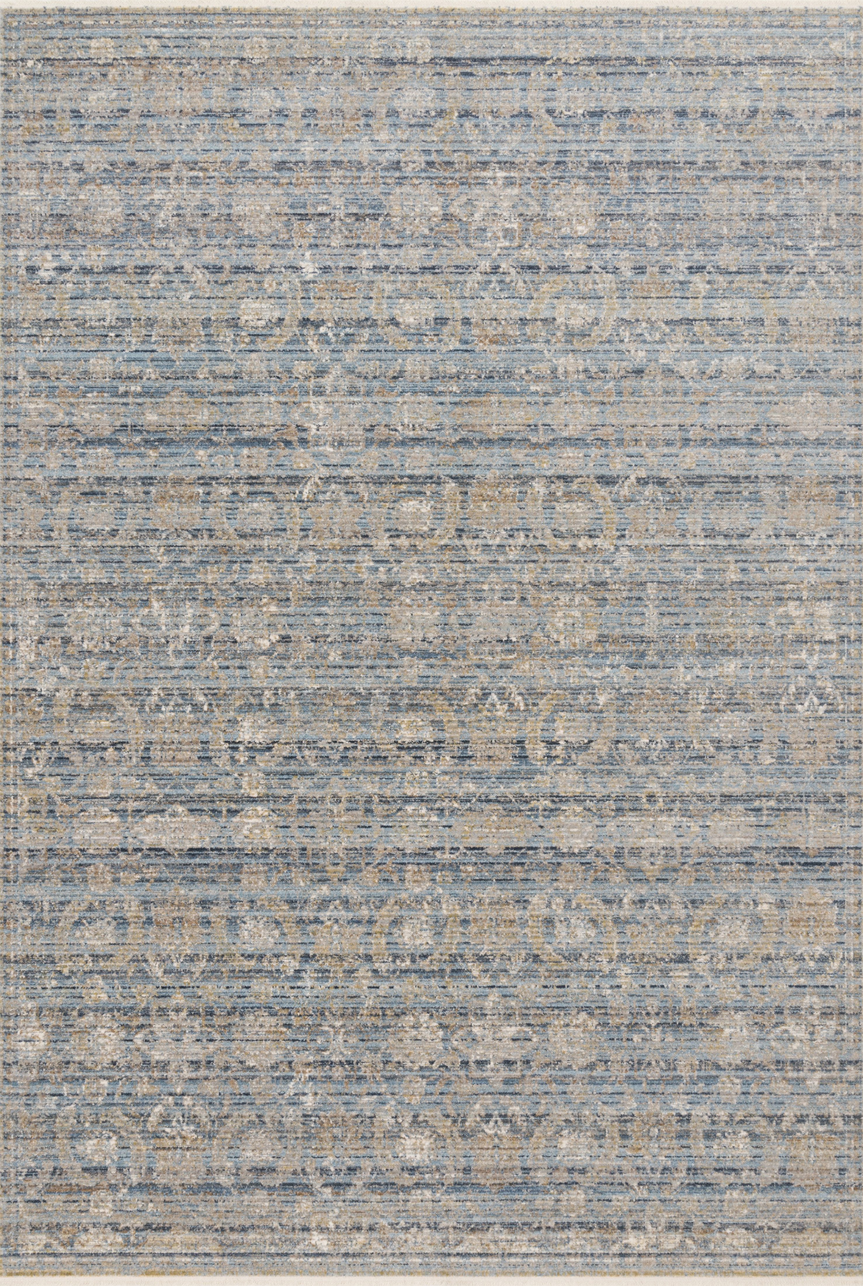 Loloi Claire CLE-03 Ocean / Gold 5'-3" x 7'-9" - Image 0