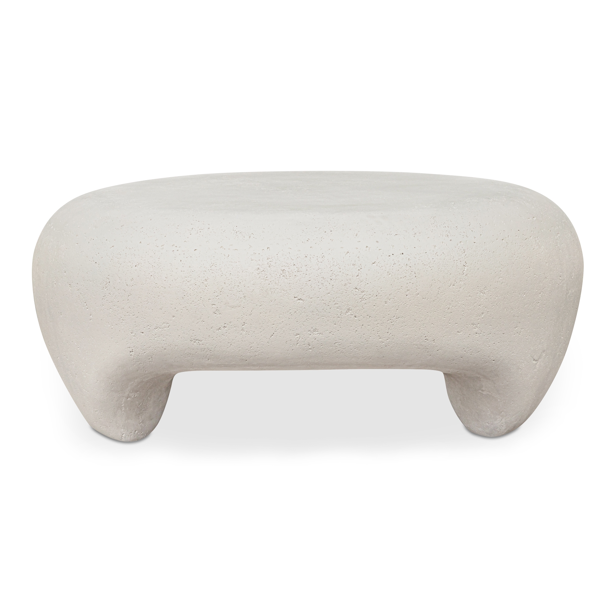 Ines Outdoor Coffee Table White - Image 2