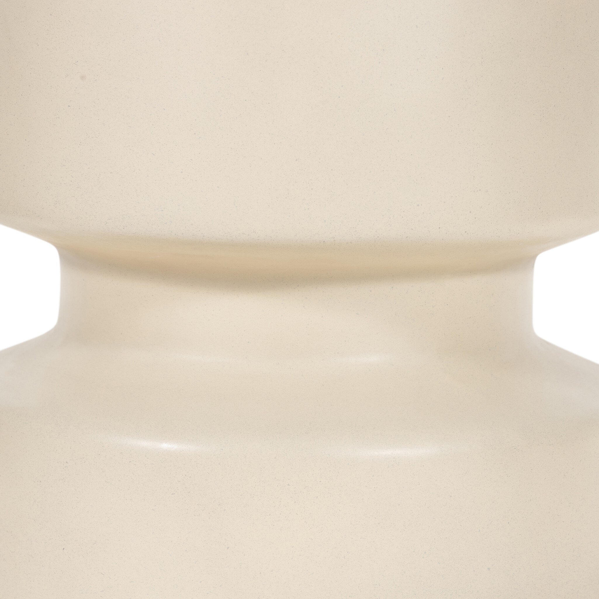 Nahla Outdoor End Table - Parchment White - Image 3