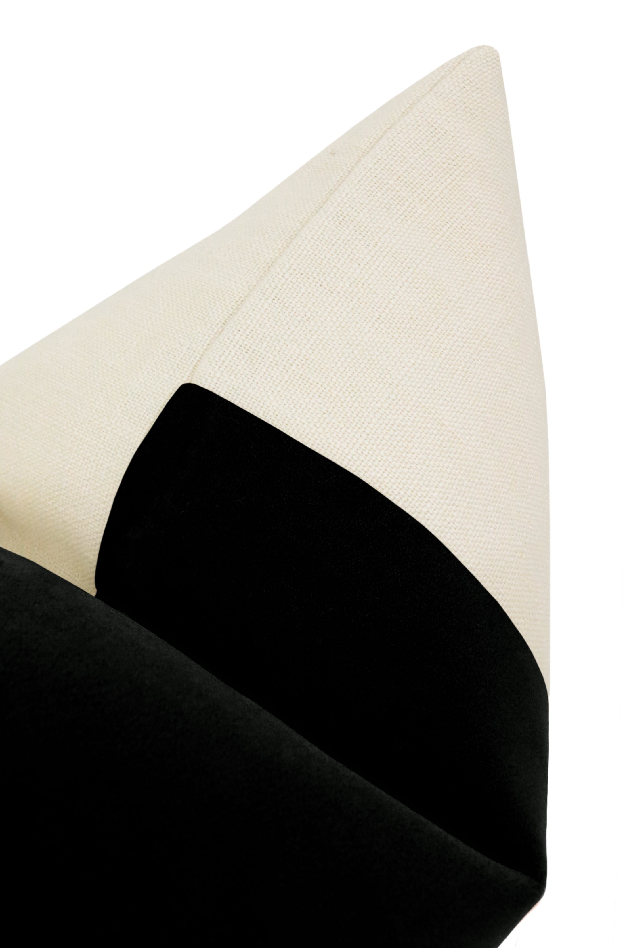 PANEL :: MOHAIR VELVET // CAVIAR - 14" X 36" - Image 2