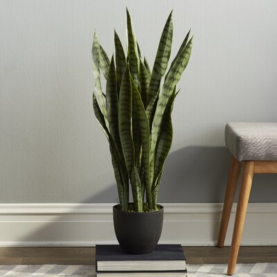 35" Artificial Foliage Plant in Pot - Image 0