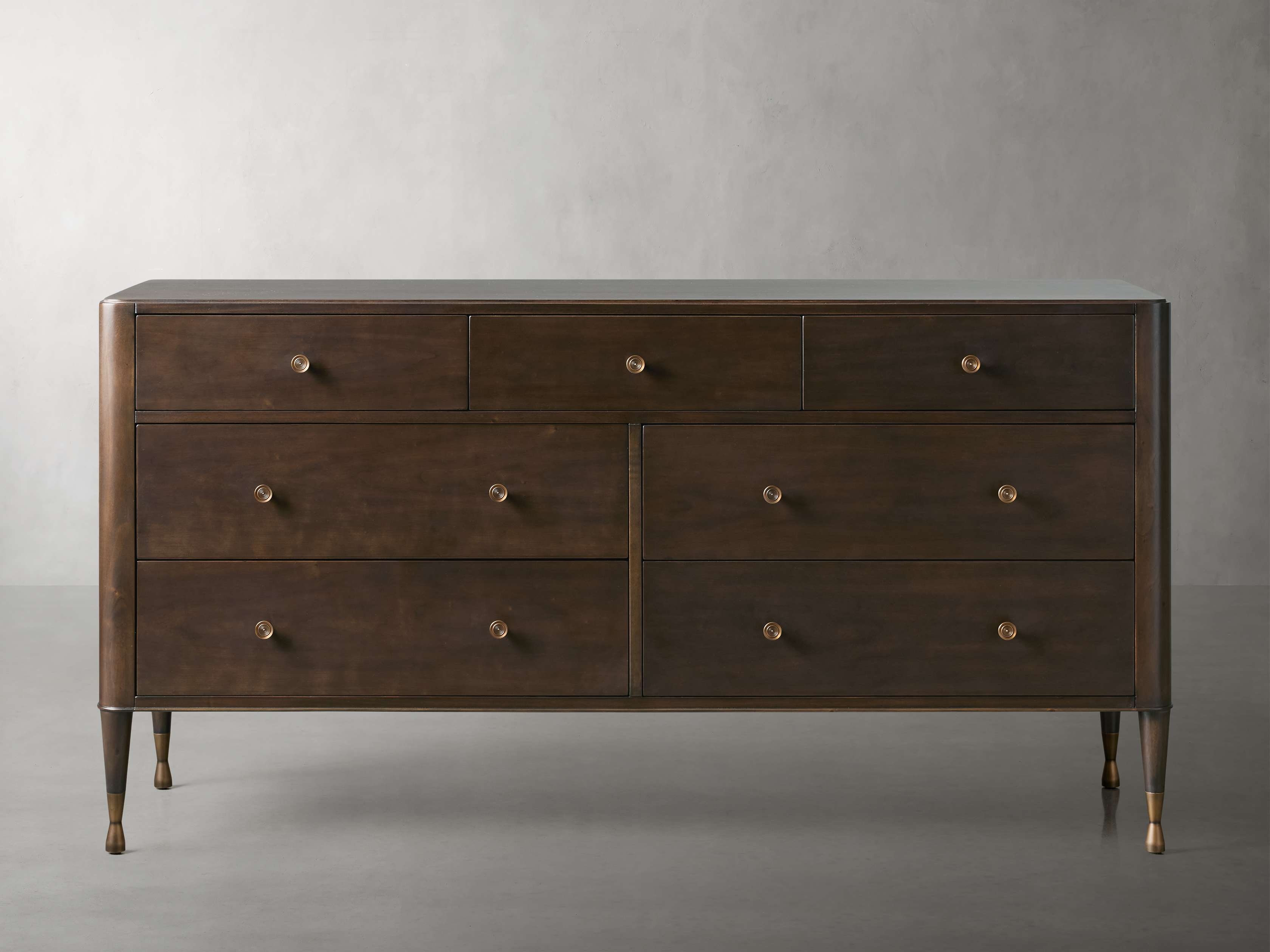 Laurent Seven-Drawer Dresser in Wood Brown  Bahasa - Image 0