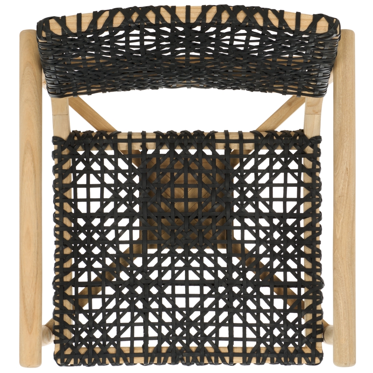 Sianna Accent Chair - Black / Natural - Safavieh - Image 5