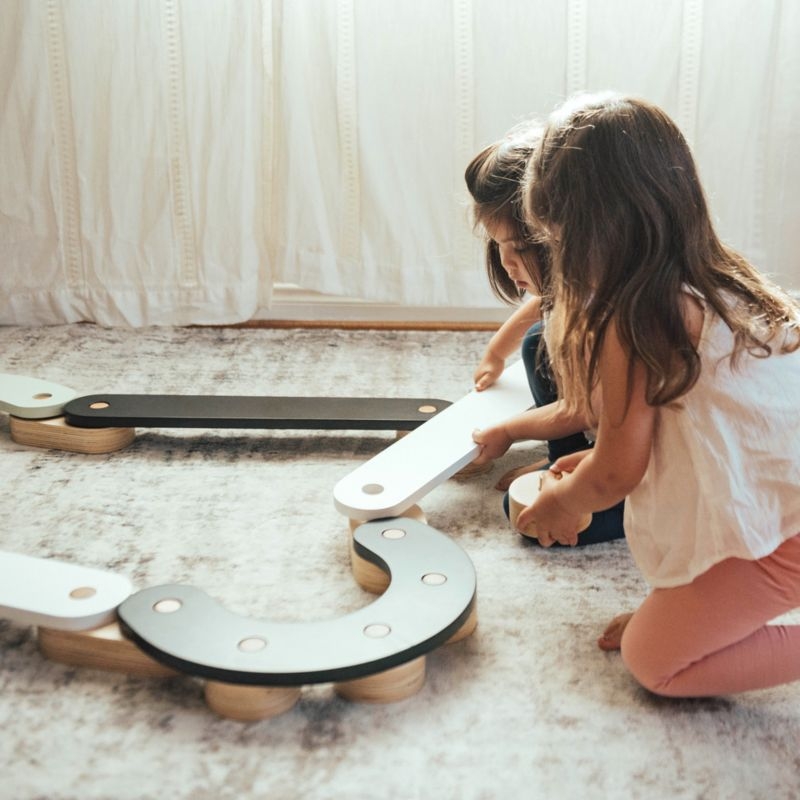 Wonder & Wise by Asweets Kids Wooden Balance Beam Toy - Image 7