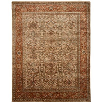 Cambridge Hand-Knotted Beige Area Rug - Image 0