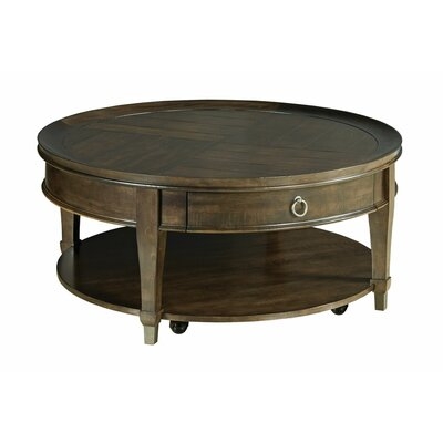 Calahan Floor Shelf Coffee Table with Storage - Image 0