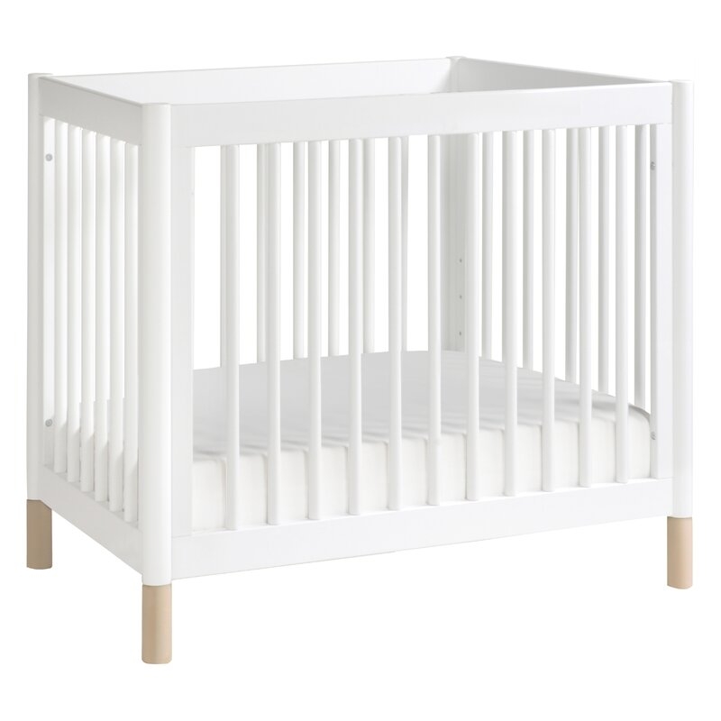 babyletto Gelato 2-in-1 Mini Convertible Crib Color: White - Image 0