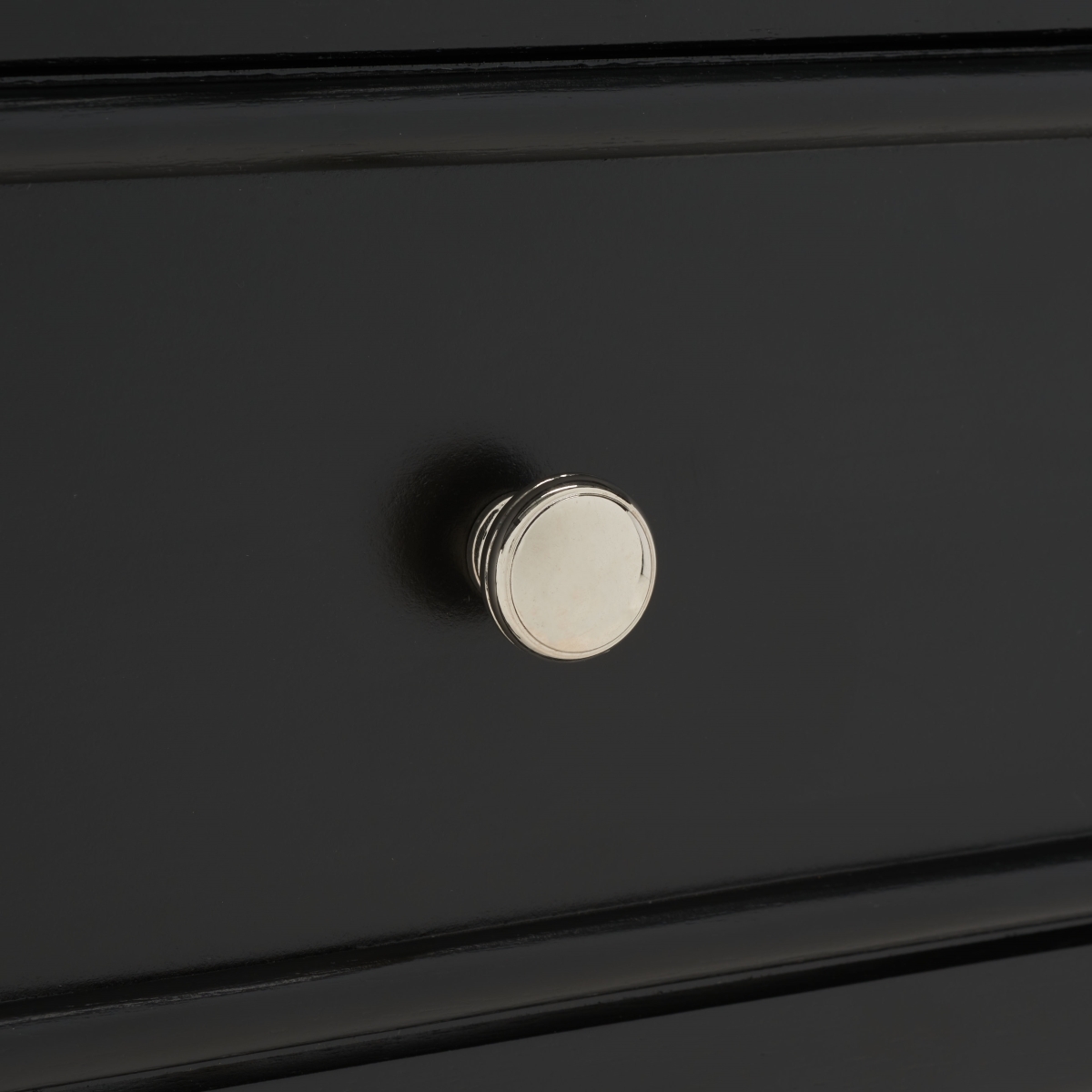 Toby Accent Table With Storage Drawerrs - Black - Safavieh - Image 3
