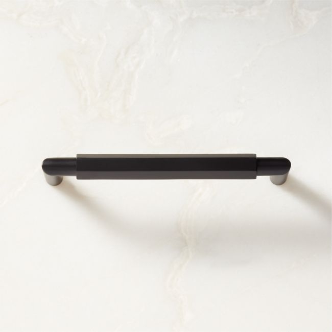 Lavau Black Metal Cabinet Handle 5" - Image 0