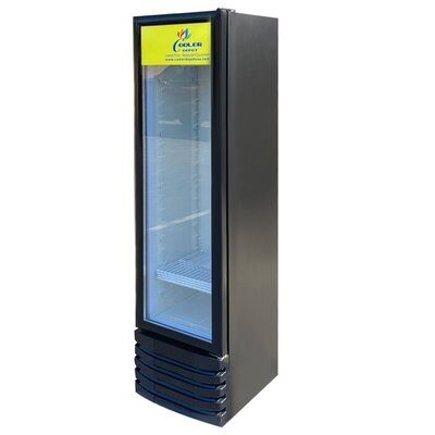 NSF 15" Wide 62" High Narrow Glass Door Merchandiser Refrigerator - Image 0