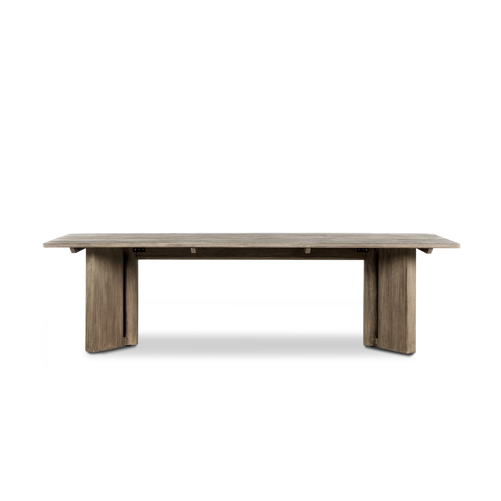Huxley Outdoor Dining Table 110" - Smoke Grey - Image 4