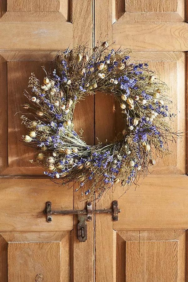 Ultra Violet Dried Wreath - Image 0