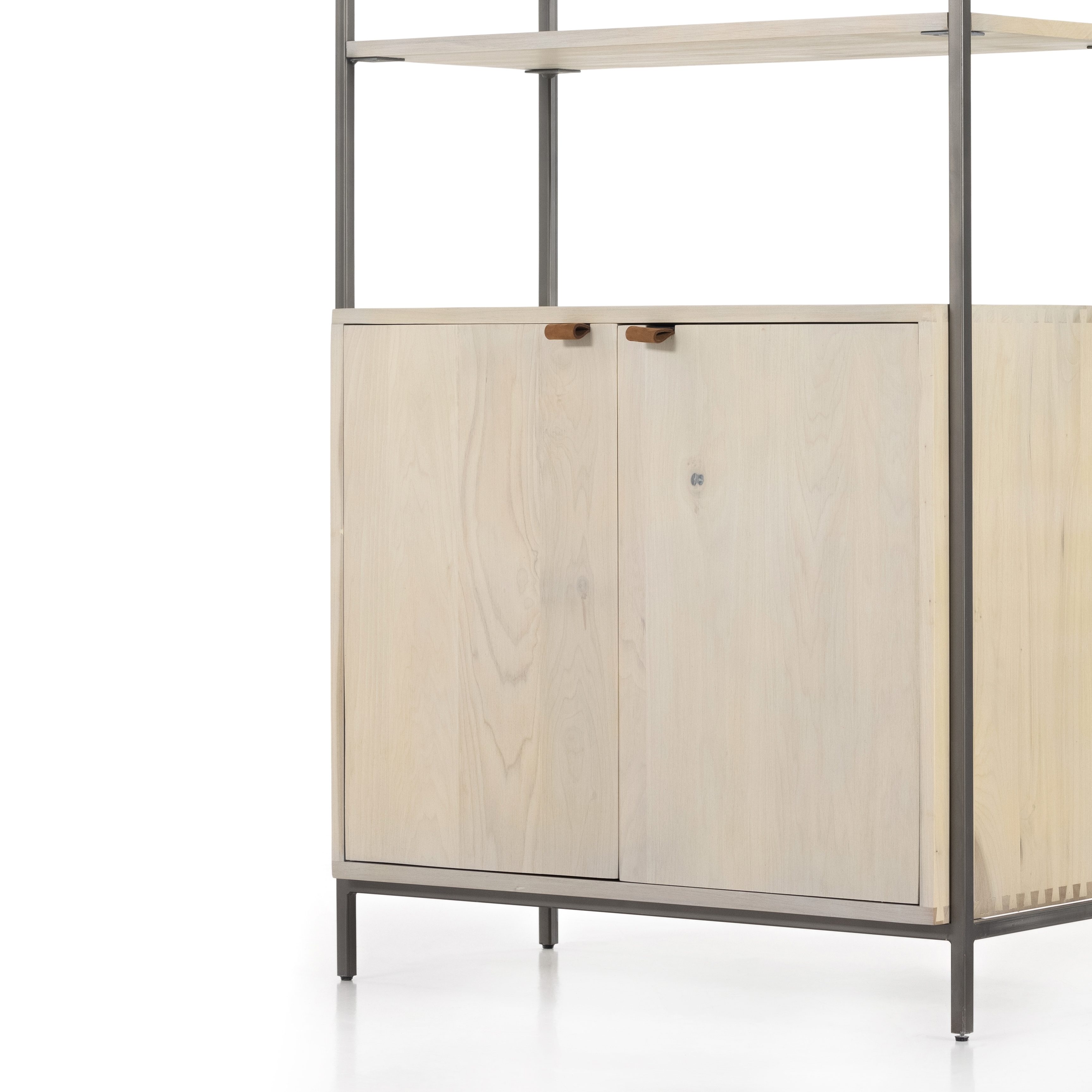 Trey Modular Wide Bookcase-Dove Poplar - Image 9