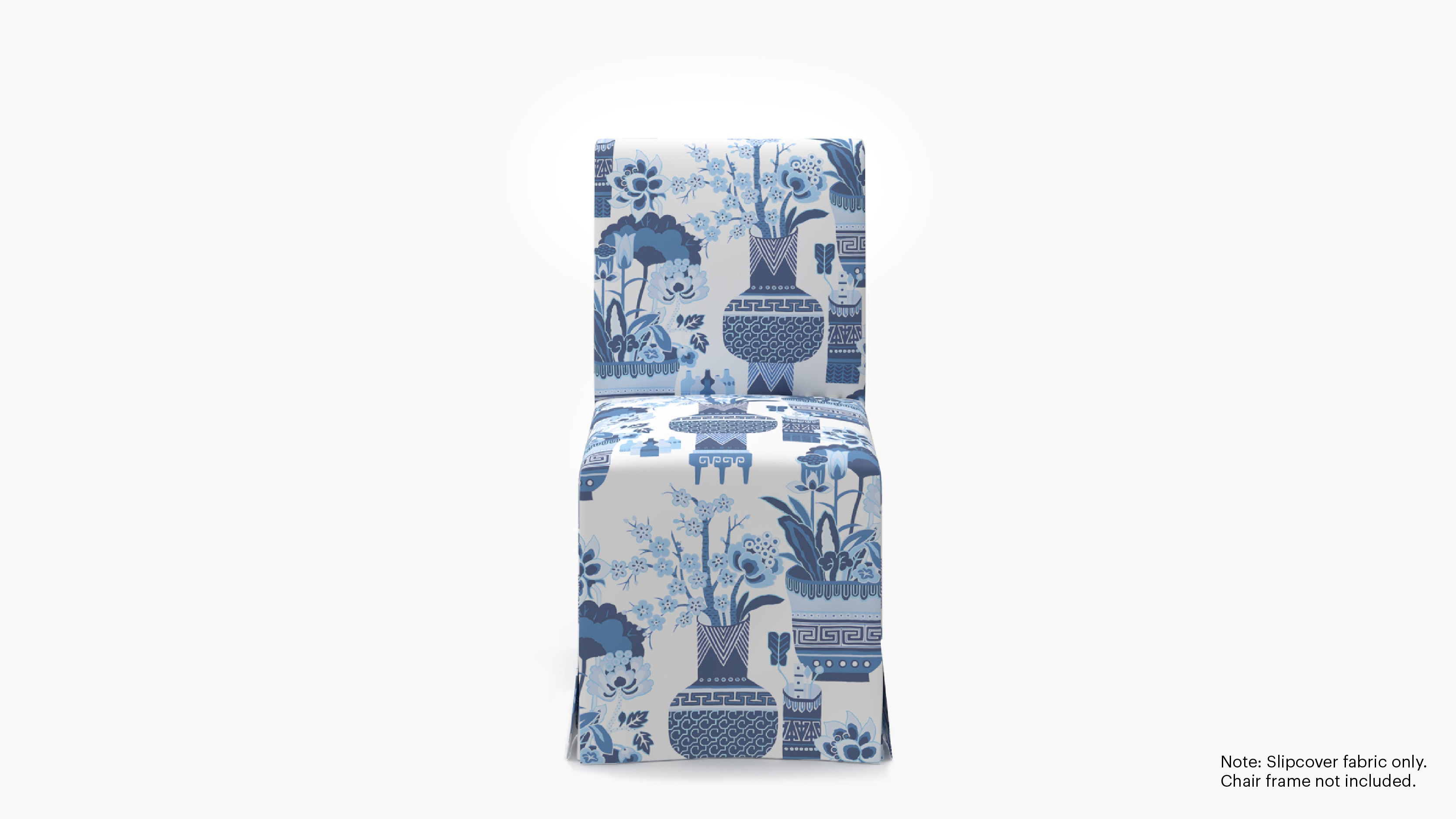Slipcovered Signature Dining Chair - Cover Only, Delft Kan-Shie - Image 0