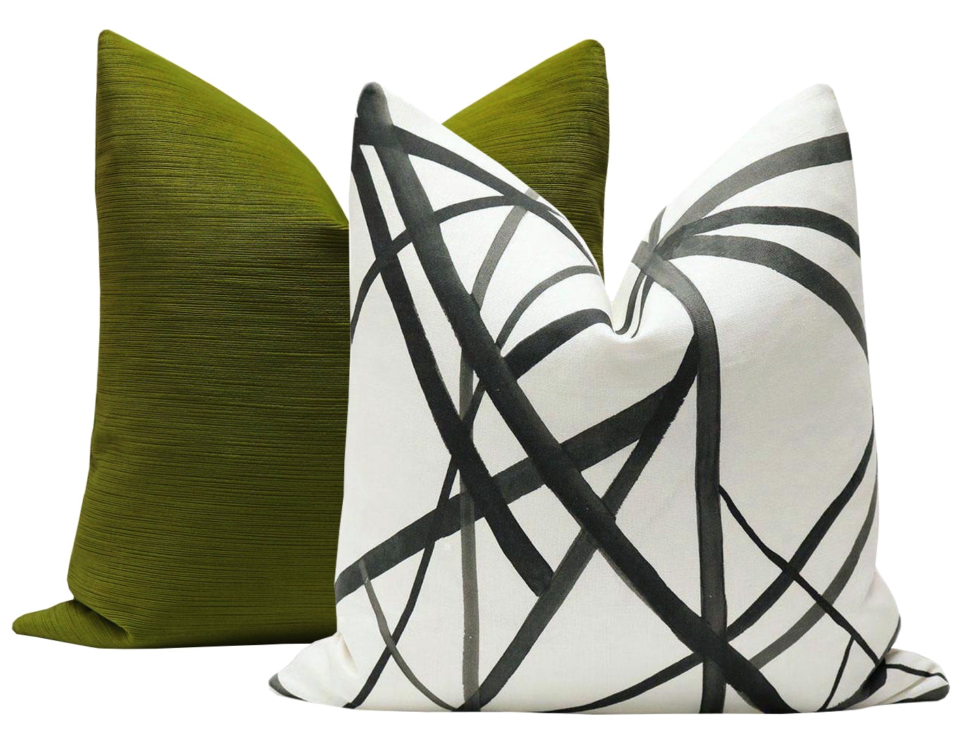 CHANNELS // EBONY + IVORY - 26" X 26" - Image 3