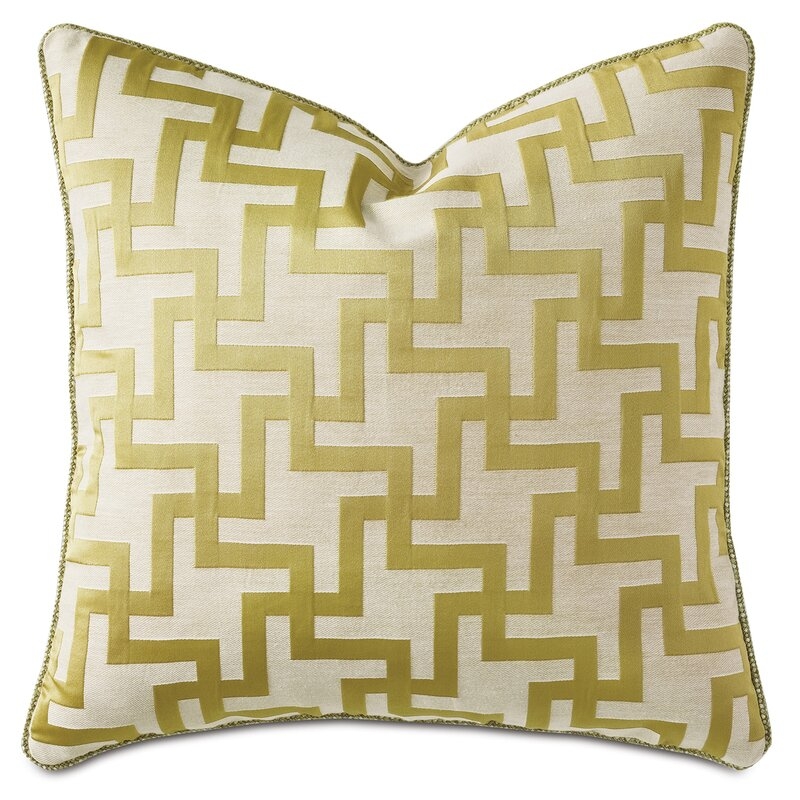 Eastern Accents Alexa Hampton Maude Citrine Square Pillow Cover & Insert - Image 0