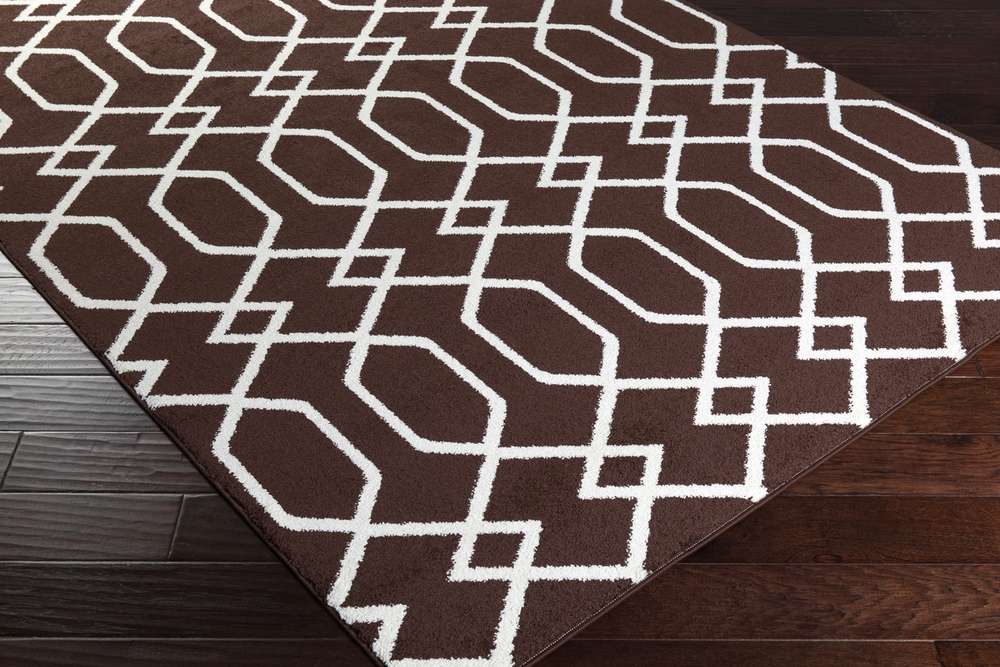 Horizon Brown Indoor 9'2" x 12'6" Machine Woven Rug - Image 0