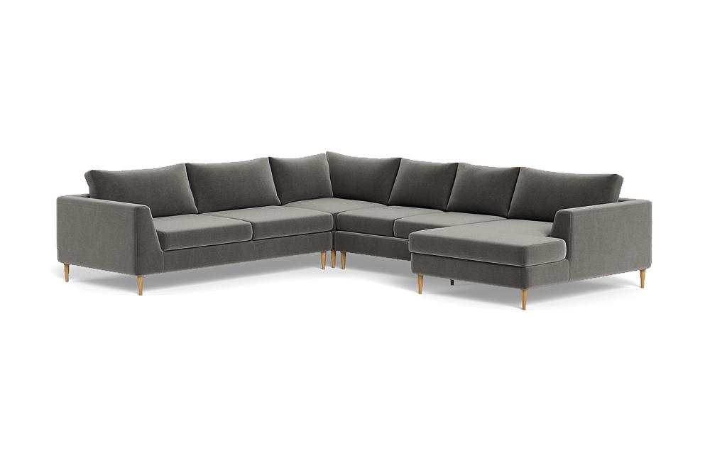 Asher Asher 4-Piece Corner Right Chaise Sectional - Image 2