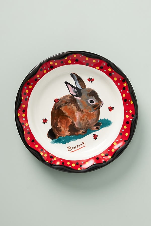 Nathalie Lete Charmante Dinner Plate By Nathalie Lete in Red Size DINNER - Image 0