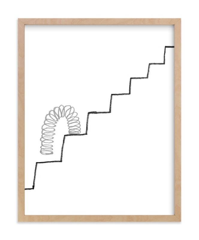 Slinky On The Stairs Limited Edition Fine Art Print 1 - Image 0