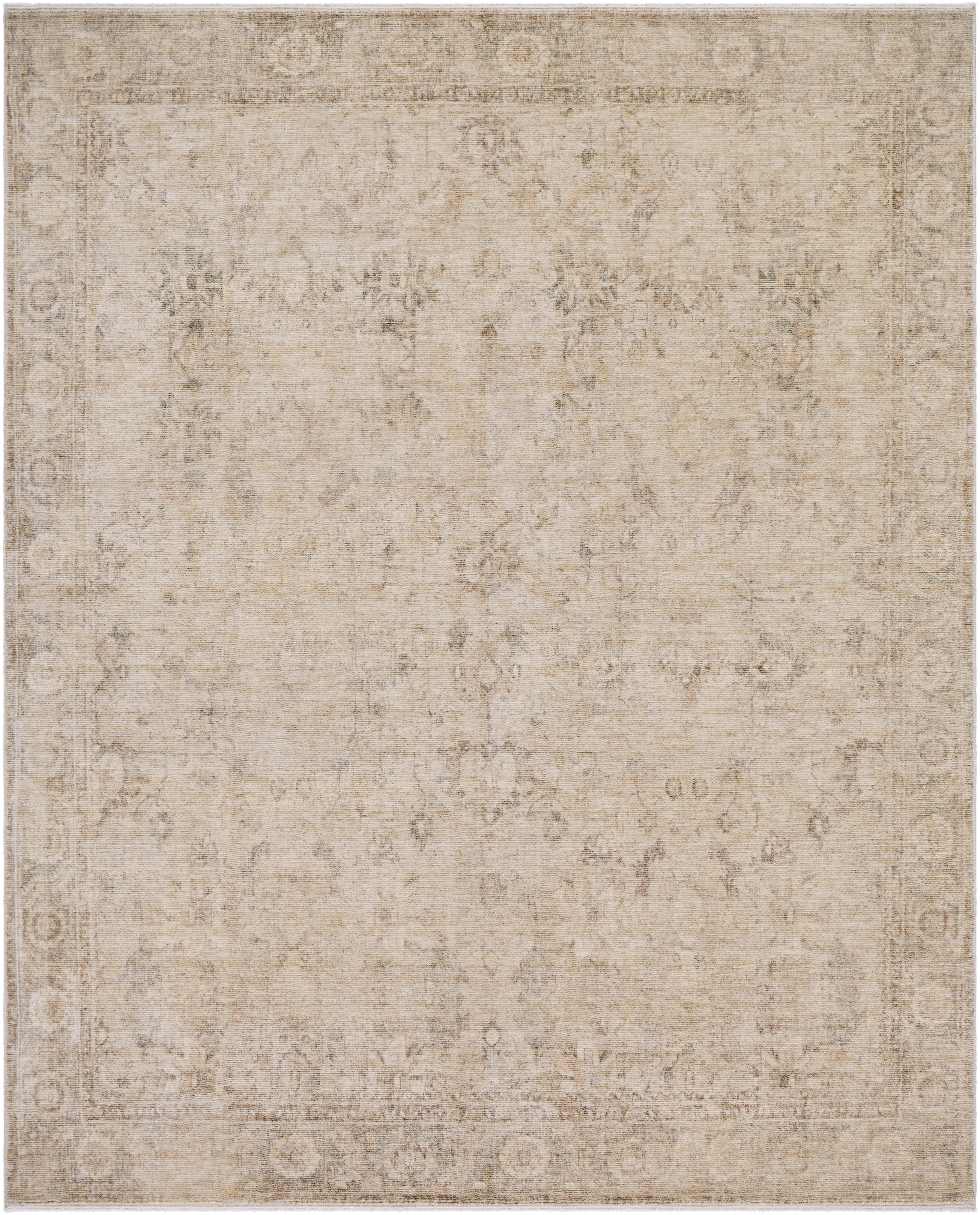 Livabliss Fetscher Green Indoor 5' x 7'6" Machine Woven Rug - Image 0