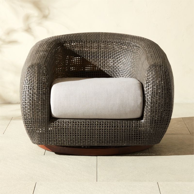 Laszlo Outdoor Swivel Chair Cover - Image 2