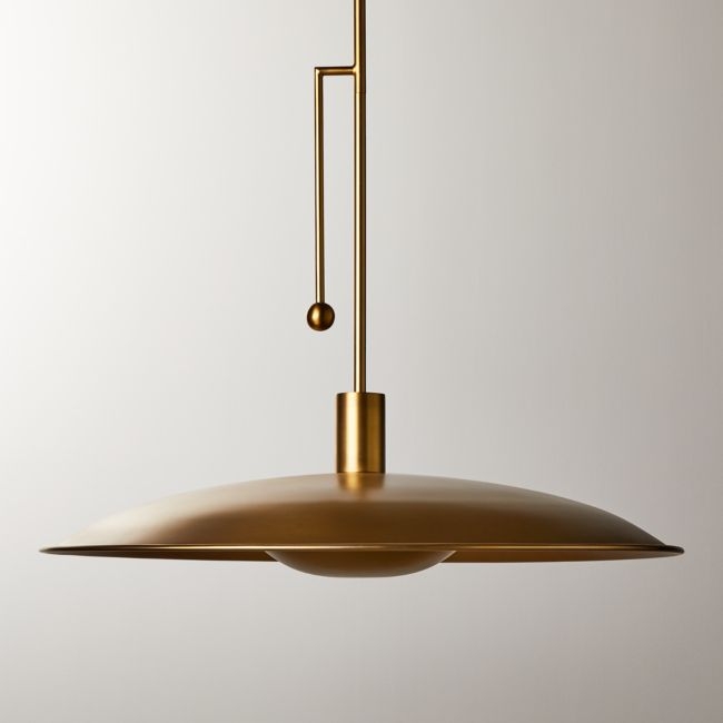 Alavanca Oxidized Brass Pendant Light - Image 0