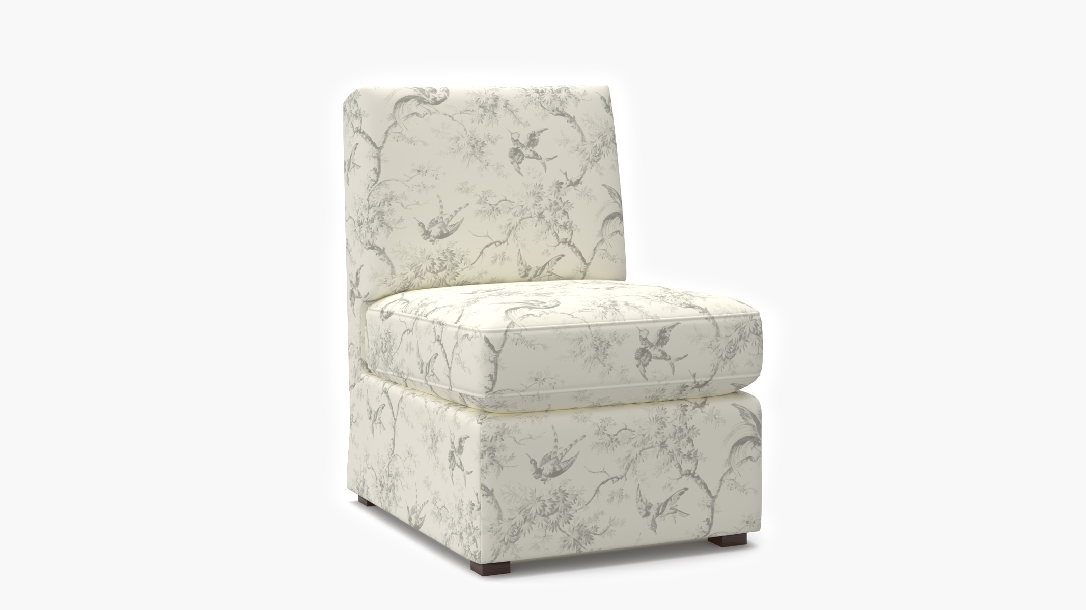 Classic Slipper Chair, Cream Swallows - Image 1