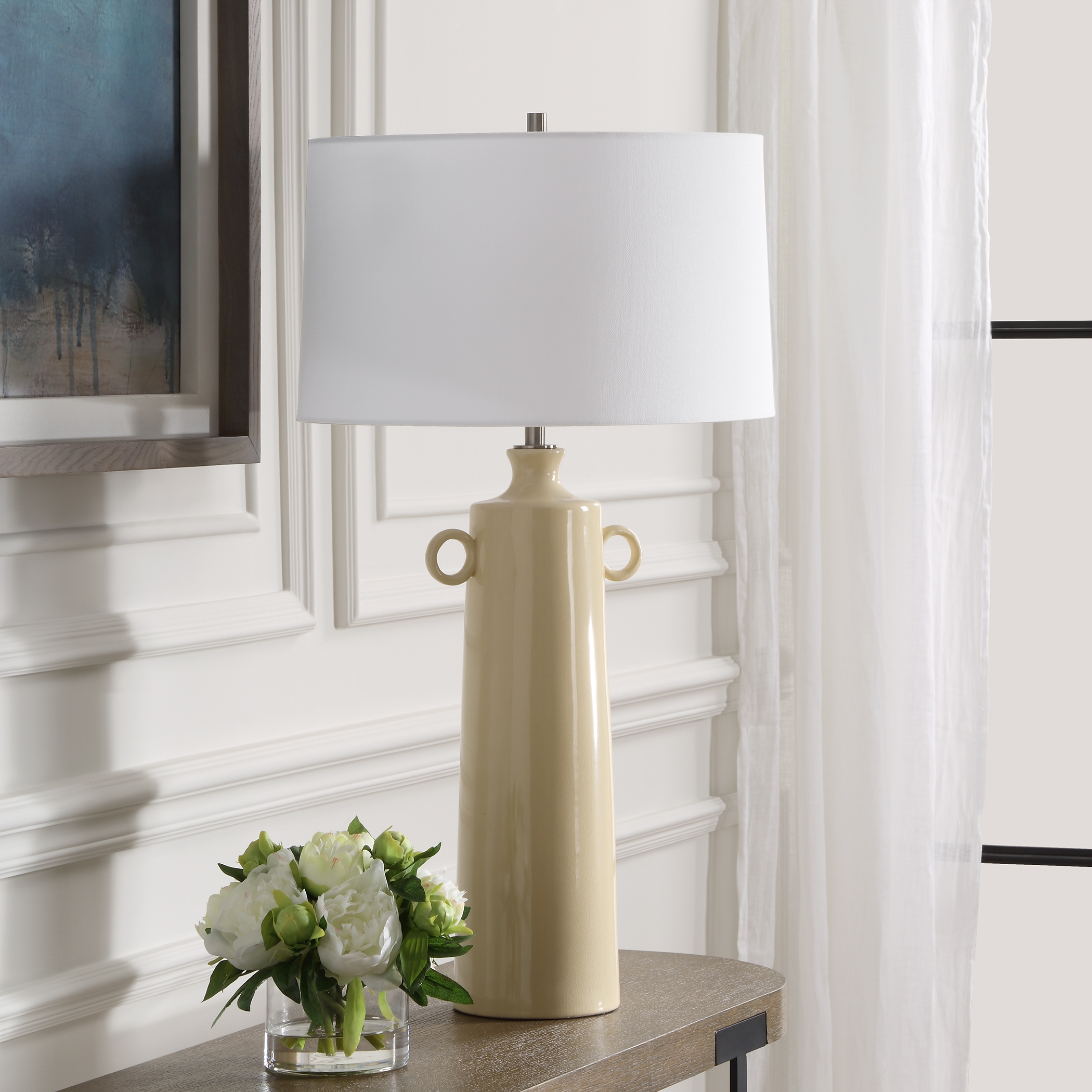 Florero Pale Yellow Table Lamp - Image 2